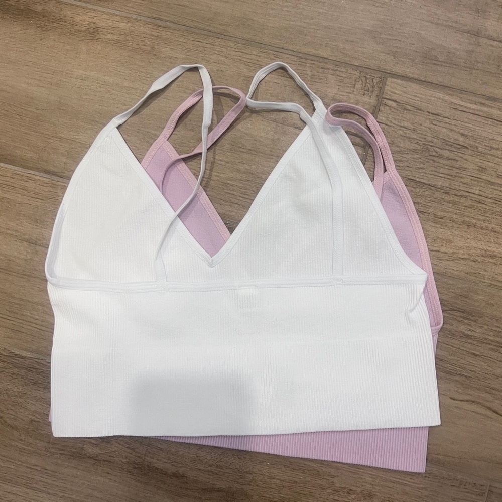 BNWT Ribbed Bralette 2-pack - Picture 2 of 5